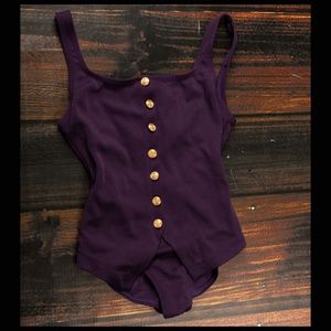 Vintage Eggplant Robin Piccone Swimsuit